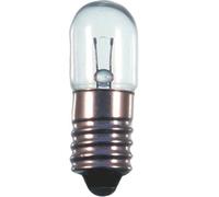S + h lampada tubolare piccola lampada tubolare 10 x 28 mm attacco E10 6 V 1 Watt