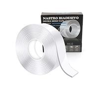 S.I.C Nano Nastro Biadesivo Extra Forte, Lavabile Trasparente Sottile Nano Tape, Multifunzionale Per Muro, Casa, Ufficio (3M*3CM*2MM)