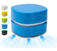 S.I.C SIC Mini Aspiratore da Tavolo, Aspirapolvere da Tavolo Ricaricabile Senza Fili, Sweeper per Trucioli di Matita, Trucioli di Gomma, Coriandoli, Tastiera,Auto,Scrivania (Blu)