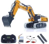 s-idee 1:50 RC Hobby RC Ecavatore RC Macchina da Costruzione Telecomando Escavatore Elettrico Pala Metallo Catena Luce Sound RTR Batteria