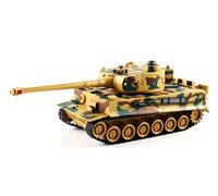s-idee® 22003 Battle Panzer 99808 KingTiger Scala 1:28 con sistema di combattimento a infrarossi integrato 2,4 GHz RC R/C Veicolo a catena