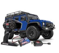s-idee TRAXXAS TRX-4M blu 1/18 4x4 LD Land Rover Defender Scale Crawler incl. caricatore 4WD RTR
