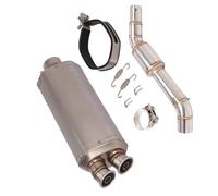 S&istema Completo Di Scarico Per Motocicletta Tubo Collegamento Centrale Modifica DB Killer Catalizzatore Escape Moto Marmitta Per Per Morini X-Cape X Cape 650