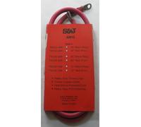 S & J 200104 Stagnato Rame Batteria Cavo Stagnato Lugs 2 Controllo 60 " Rosso