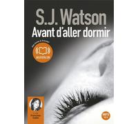 S J Watson Avant d'Aller Dormir (CD) Suspense