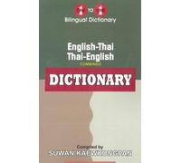 S Kaewkongpan English-Thai & Thai-English One-to-One Dictionary (exa (Tascabile)