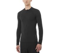 Salomon - T-shirt a maniche lunghe termoregolanti - S/Lab Ultra Seamless LS Tee U Deep Black - Taglia S - Nero