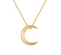 S.Leaf Collana per gatti Regali per gatti Donne Amanti Gatto Regali commemorativi per la perdita di gatto Gioielli per gatti Regali per signora Gatto Argento Sterling Cat Luna Collana, Small, Metallo