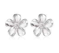 S.Leaf Orecchini a perno da donna in argento sterling oro fiore di ciliegio floreale orecchini a perno migliore amica regali di compleanno per donne adolescenti alla moda sorella mamma moglie donna