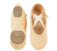 s.lemon Lino Scarpe Danza Classica Bambina,Suola Spezzata Danza Scarpe per Balletto Rosa 41