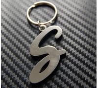 S Lettera Alfabeto Nome Portachiavi su Misura Acciaio Inox Regalo