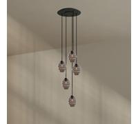 s.luce Echos Lampada a sospensione 5 luci Ø60cm Baldac. Ø18cm