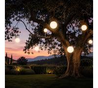 s.luce Globe Lampada a Sospensione da Interni ed Esterni IP54 E27 Bianco