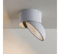 s.luce Santa Out Lampada Da Esterno Da Soffitto LED IP65 Rotabile 350° Antracite