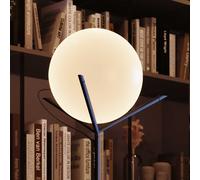 s.luce Stehleuchte Orb Poseidon Globo in Vetro, Lampada Da Salotto E27 IP20