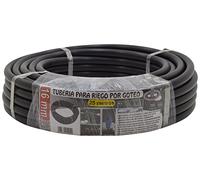 S&M 010040 Tubo di irrigazione a Goccia in polietilene Ø 16 mm x 25 Metri, Nero