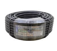 S&M 012419 - Tubo Polietilene irrigazione, 20 x 6 ATM - 50 m, Colore: Nero