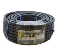 S&M 012426 - Tubo da irrigazione in polietilene, 25 x 6 ATM - 50 m, Colore Nero