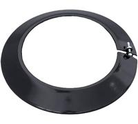 S & M 485213 Coperchio Smaltato Nero 900 °C-Ø 150 Mm-Rosetón per Tubi Di Stufe E