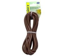 S&M 541223 - Microtubo Flessibile Marrone Ø 4 mm x 5 Metri Lunghezza per irrigazione a Goccia, Diametro Interno 4 mm, Esterno 6 mm, Lunghezza: 5 Metri, Colore: Marrone