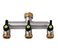 S&M 550 256 - Rubinetto Tripla, 3 Vie, 3/4 "x 3/4"