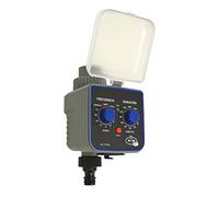 S&M 590054 programmatore di rubinetto a 1 uscita per irrigazione automatica H-M, colore: grigio/nero, 3/4"