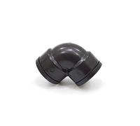 S&M 701450 Gomito Filettatura Femmina 1/2", Nero