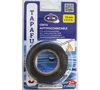 S&M 861109 Nastro di copertura Autulcanizzabile nero 19 mm. Rotolo da 2,5 metri
