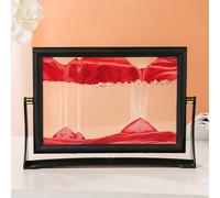 S M L Orologio Sabbia Rotante In Vetro Quadro Home Display NEW