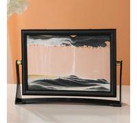 S M L Orologio Sabbia Rotante In Vetro Quadro Home Display NEW