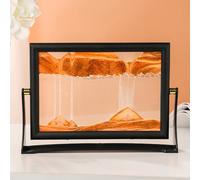 S M L Orologio Sabbia Rotante In Vetro Quadro Home Display NEW