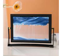 S M L Orologio Sabbia Rotante In Vetro Quadro Home Display NEW