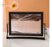 S M L Orologio Sabbia Rotante In Vetro Quadro Home Display NEW