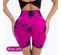 S M L senza Cuciture Cravatta Tintura Sport shorts Estate Elastico Vita Alta Gym