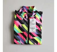 S M L SPORTS Running Maniche Lunghe Standing-Collar Zip Palestra