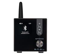 S.M.S.L SA300 Amplificatore digitale HiFi, chip MA12070 di Infineon 80W x 2 amplificatore di potenza classe D, ingresso RCA USB Bluetooth 5.0 APTX, modalità EQ multiple con telecomando (Nero)