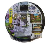 S & M x microtubo flessibile 4 mm x 25 m. microgoteo, nero