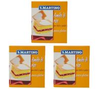 S.Martino - Amido di Riso Senza Glutine - Astuccio - 180 g (Confezione da 3)