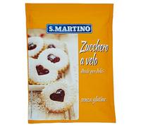 S.MARTINO - Zucchero a Velo, 1 Busta da 125 gr, Ideale per Decorare e Preparare Vari Tipi di Dolci e Glasse, Senza Glutine, Made in Italy