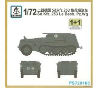 S-Model 1/72 Sd Kfz 253 Le Beob Pz Wg (2 Kit Per Scatola)