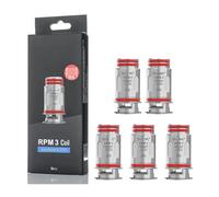 S-MOK RPM 3 Coil Vape (0,15 Ω Mesh 5 pezzi/confezione) [40 W-80 W] per e-sigaretta RPM 5/ RPM 5 Pro Pod Kit Nord 5 Kit RPM 85 RPM 100 Nord GT Pod Kit Original Résistances RPM3 Coil - No Nicotine