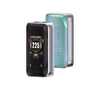 S-mok X-Priv Plus Mod 225 W Vape Dual Batterie 18650 (Vendute Separatamente) Pulsante di Fuoco Laterale Connessione 510 Schermo Touchable DTL E-Cigarette Originale (Verde minerale) - No Nicotine