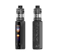 S-mok X-Priv Solo Kit 80 W Vape (Guscio nero) Batteria 18650 (non inclusa) Atomizzatore TF-D SubTank da 3,5/5,5 ML D-Coil 0,15/0,23 ohm Schermo doppio touch Vape Originale - No Nicotine