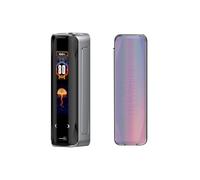 S-mok X-Priv Solo Mod 80 W Vape (Viola) Batteria 18650 (venduta separatamente) Pulsante di accensione laterale Filettatura 510 Schermo doppio touch DTL E-Cigarette Originale - No Nicotine