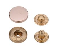 S Molla Bottoni Automatici 10 - 15mm Rotondo per Pelle Fai da Te 10 - 100pcs Set