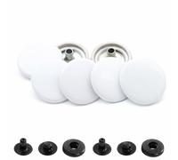 S Molla Bottoni Automatici 15mm Metallo Popper Artigianato Fai da Te 10-100