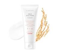 S.NATURE Aqua - Schiumatore per riso, 80 ml, detergente delicato, quotidiano, idratante, pulizia profonda, detergente per schiuma di riso, 2,71 ml