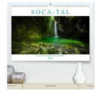 S O C A - T A L (hochwertiger Premium Wandkalender 2026 DIN A2 quer), Kunstdruck in Hochglanz: Fotografische Impressionen aus einer fast unwirklich scheinenden Traumwelt an der slowenischen Soca