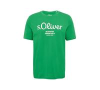 s.Oliver Maglietta verde / bianco, Taglia L