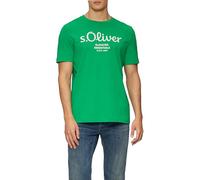 s.Oliver 2139909 Maglietta con Logo, Verde, XXL Uomo